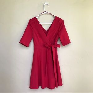 Zara trf Red Cocktail Dress